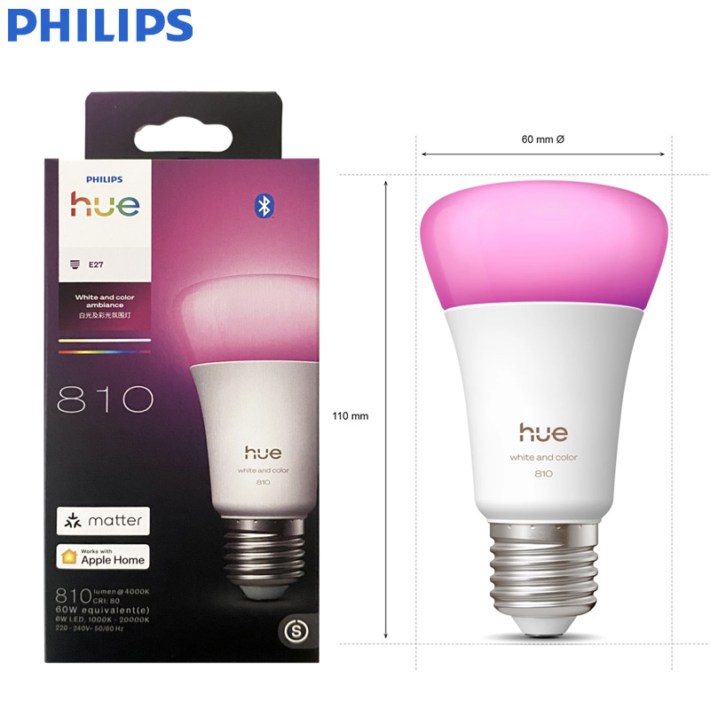 Philips Bulb Hue - Philips Hue E27 A60 Wit en
