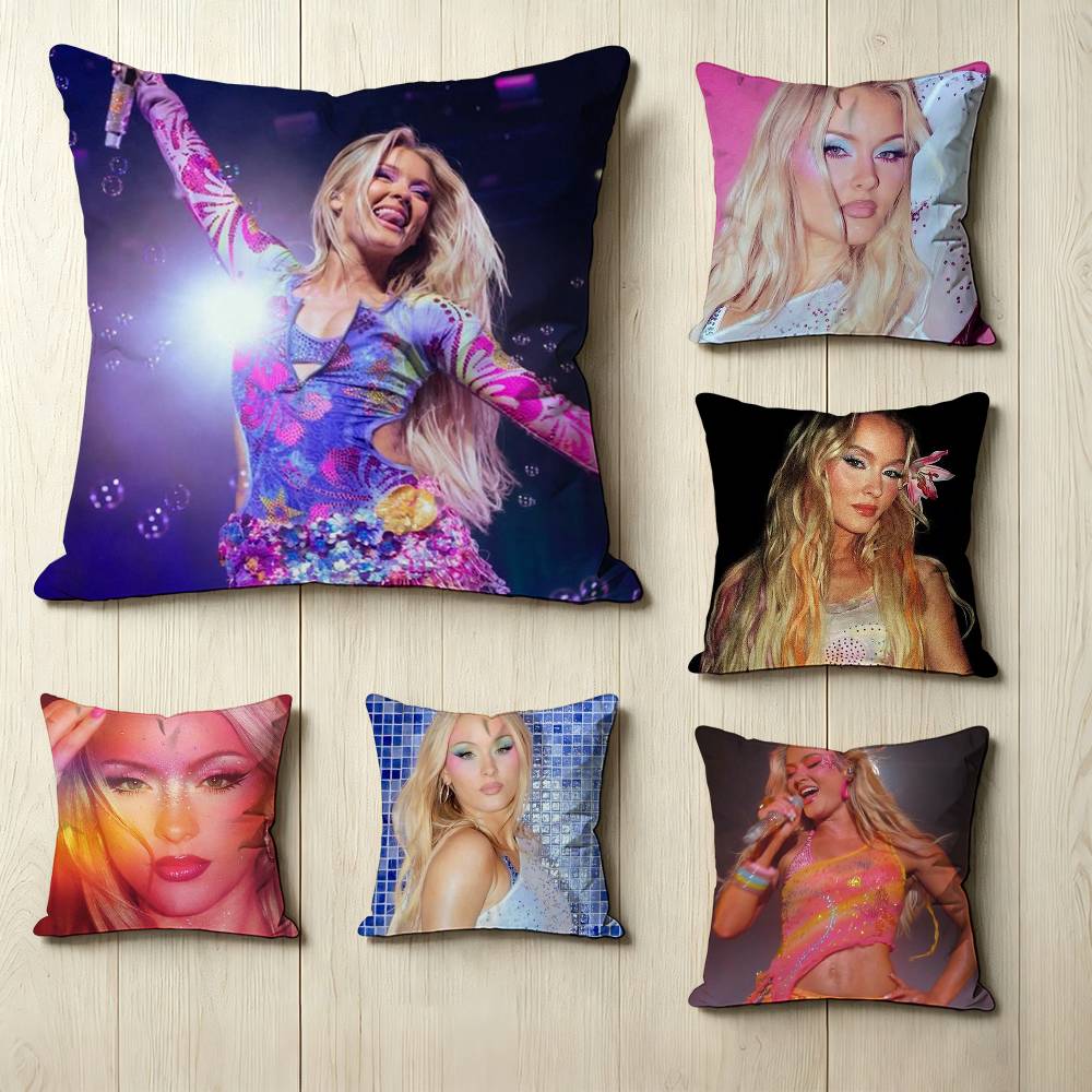 Zara Home Textiles - Electropop-zangeres Z-Zara L-Larsson vierkante dubbelzijdig bedrukte