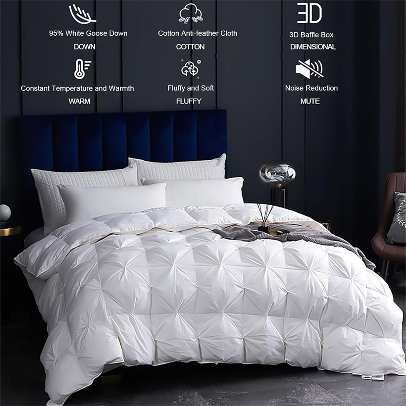 Hypoallergeen 95% wit ganzen d - Duvet Insert White recensie en prijs