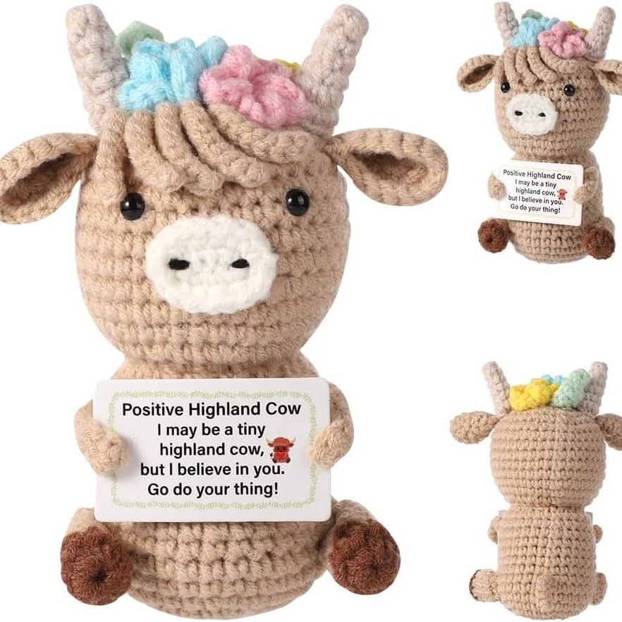 Gehaakte emotionele koe pop de - Home And Textiles Today recensie en prijs