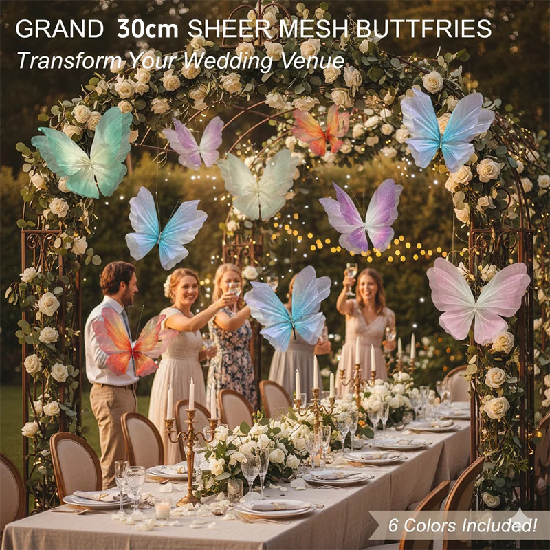 Grote Schaal Simulatie Vlinder - Home And Textiles Today recensie en prijs