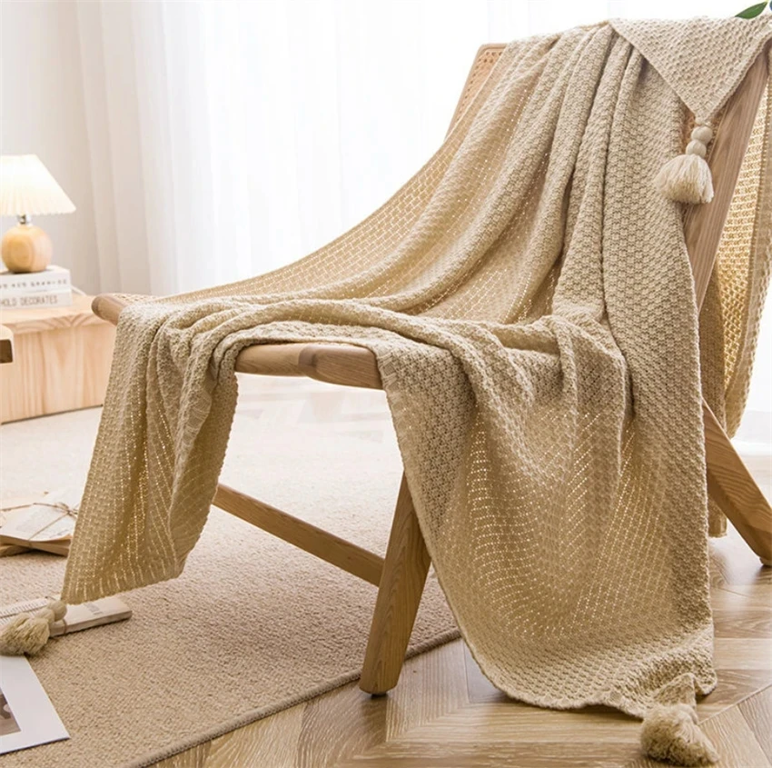 Noordse dekens voor bed, bank, - Throw Blanket Chunky Knit recensie en prijs