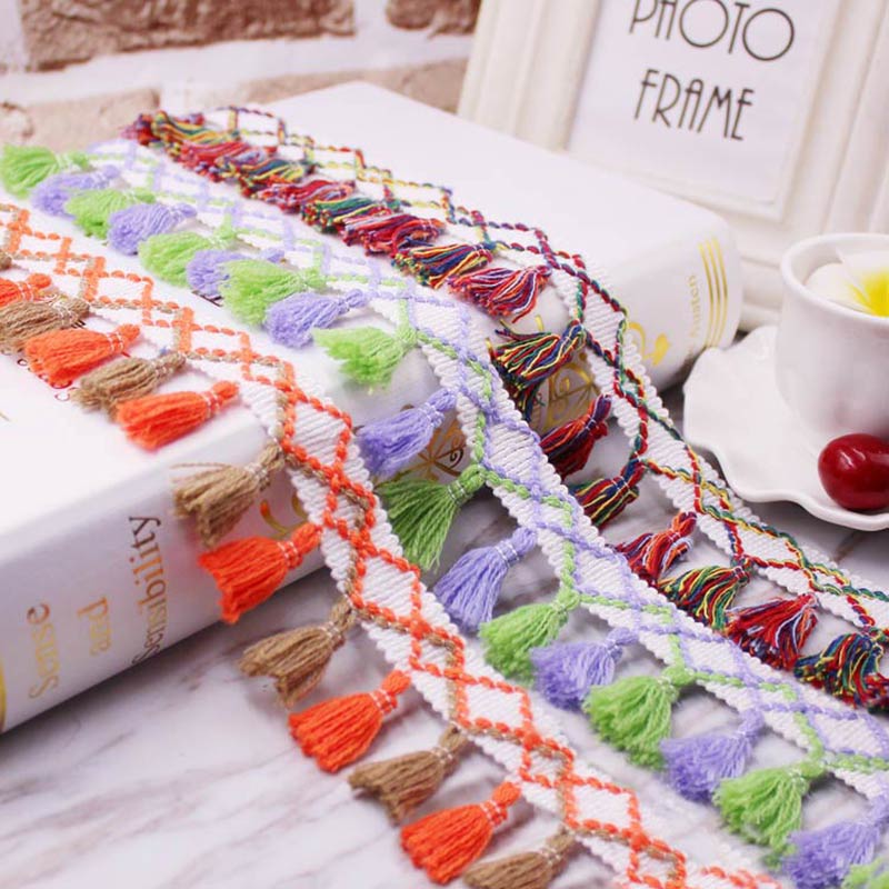 1 yard/lot Kwastje Fringe trim - Home Ec Textiles recensie en prijs