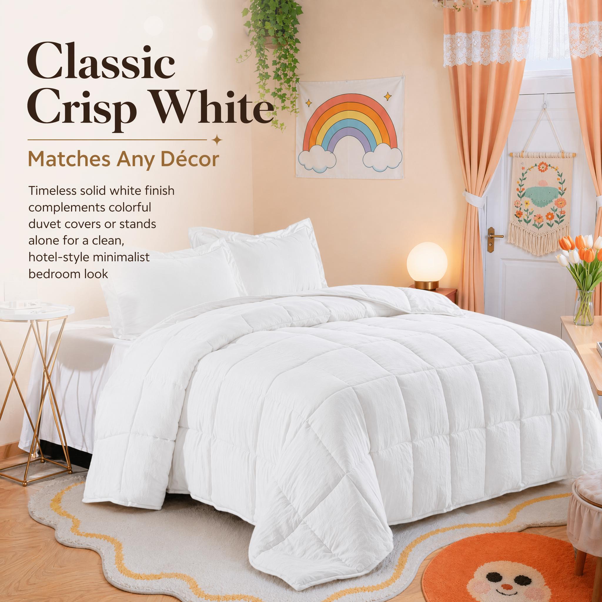 Witte dekbedovertrekset, tweep - Duvet Insert White recensie en prijs