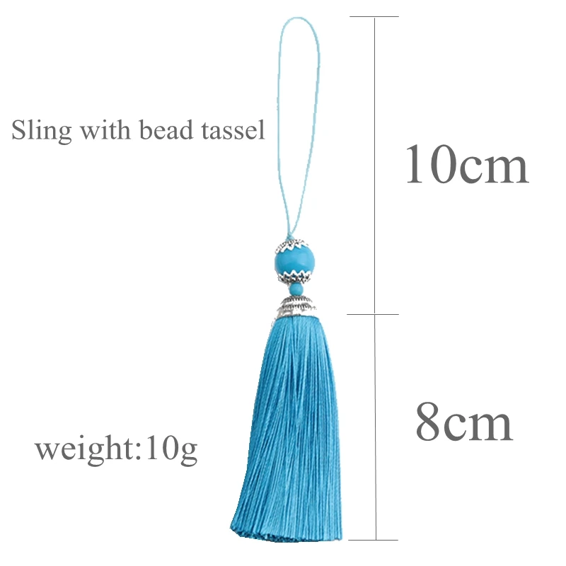 2/5Pcs 8Cm Zijde Kwastje Met A - Home Ec Textiles recensie en prijs